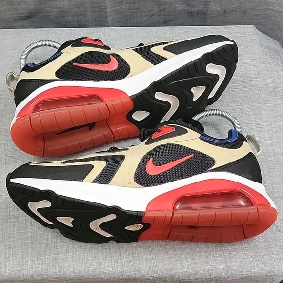 Nike men\'s Air Max 200 AQ2568-700 black cream red running shoes sneakers SZ 8.5 main image 7